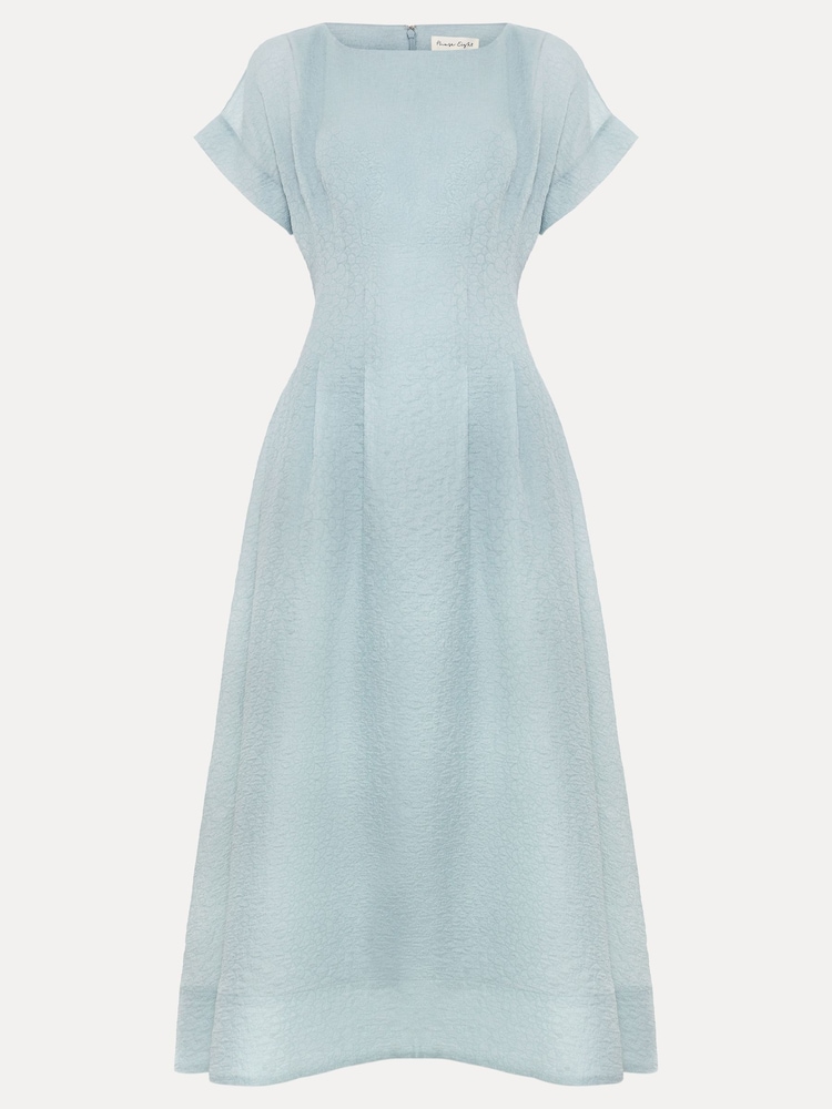 Phase Eight Blue Laya Midi Dress - Image 6 of 6