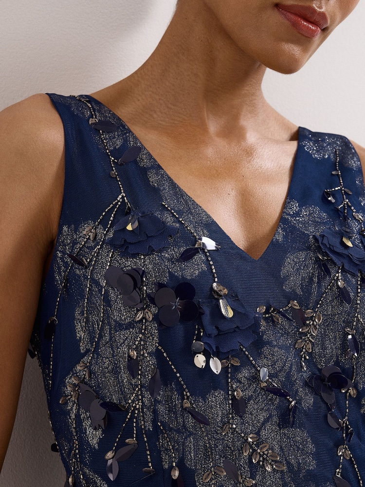 Phase Eight Blue Romita Maxi Dress - Image 7 of 7 Phase Eight Blue Romita Maxi Dress - Image 7 of 7