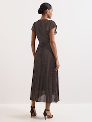 Phase Eight Brown Petite Louisa Wrap Dress - Image 2 of 6