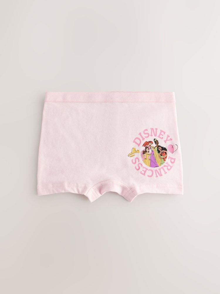 Pink/Purple Disney Princesses Shorts Briefs 5 Pack (2-12yrs) - Image 2 of 9