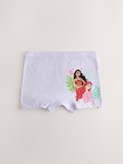 Pink/Purple Disney Princesses Shorts Briefs 5 Pack (2-12yrs) - Image 3 of 9