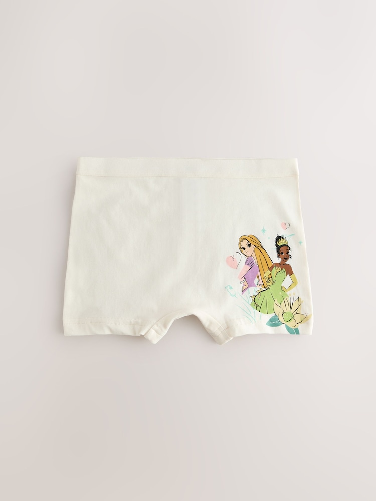 Pink/Purple Disney Princesses Shorts Briefs 5 Pack (2-12yrs) - Image 4 of 9
