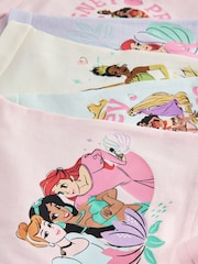 Pink/Purple Disney Princesses Shorts Briefs 5 Pack (2-12yrs) - Image 9 of 9