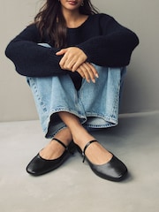Black Standard/Wide Fit Forever Comfort® Round Toe Mary Jane Shoes - Image 1 of 9