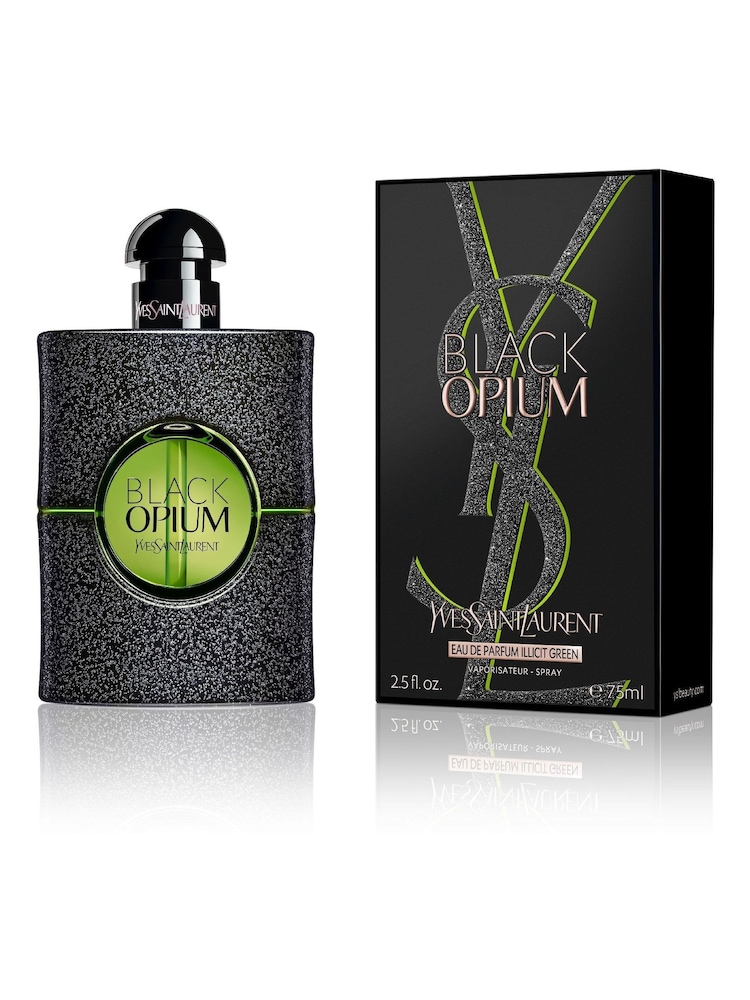 Yves Saint Laurent Black Opium Illicit Green Eau de Parfum 75ml - Image 2 of 5