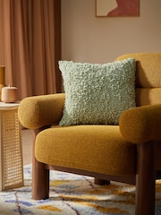 MADE.COM Mint Green Agda Cosy Boucle Cushion - Image 1 of 3