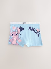 وردي/أزرق - Disney Stitch and Angel Shorts 5 Pack (2-16yrs) - صورة 2 من 9