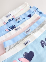 وردي/أزرق - Disney Stitch and Angel Shorts 5 Pack (2-16yrs) - صورة 8 من 9