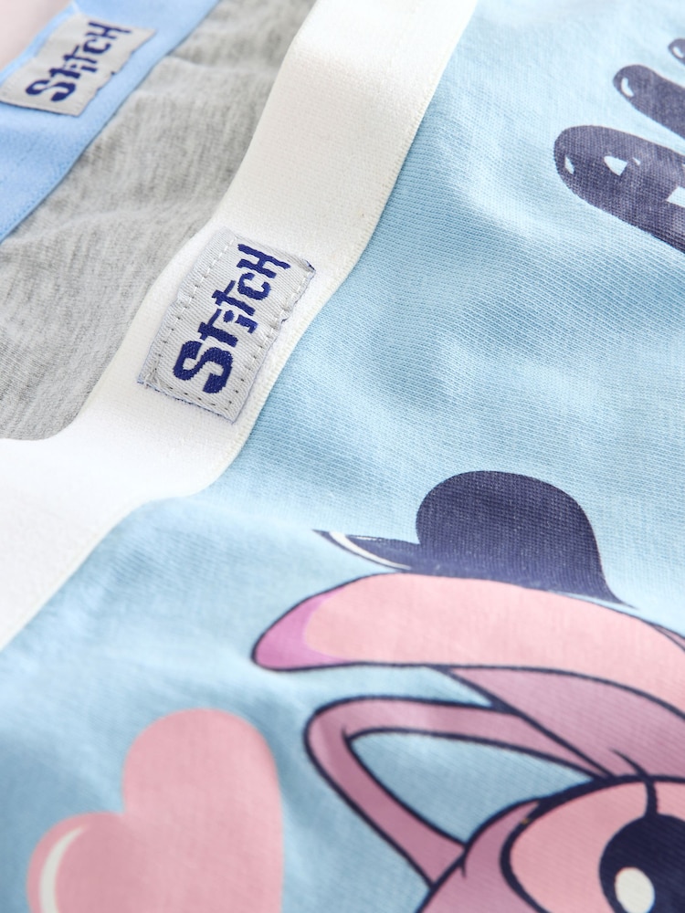 وردي/أزرق - Disney Stitch and Angel Shorts 5 Pack (2-16yrs) - صورة 9 من 9