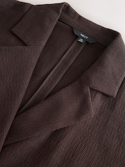 Brun - Crinkle Textured Relaxed Jacket - Image 7 of 8