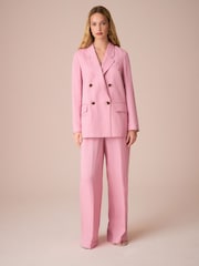 Pink Tailored Double Breasted Blazer - Image 2 of 5