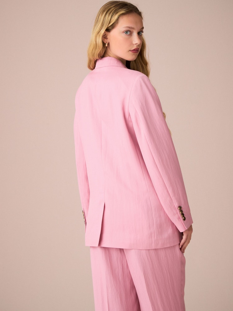 Pink - Tailliertes zweireihiges Sakko - Image 4 of 5