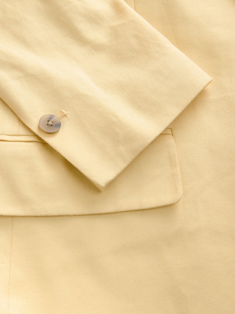 Gelb - Blazer in Tailored-Fit mit Leinen - Image 8 of 9