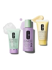 Clinique Skin School Supplies Cleanser Refresher Course Type 2 Skincare Gift Set - Image 1 of 2