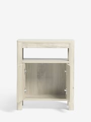 White Arches Mango Effect Storage Side Table - Image 6 of 8