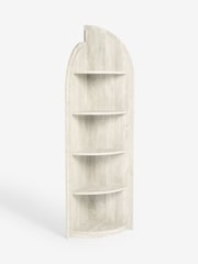 White Arches Mango Wood Effect Corner Shelf - Image 4 of 5