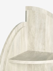 White Arches Mango Wood Effect Corner Shelf - Image 5 of 5