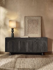 Black Arches Mango Wood Effect Sideboard - Image 1 of 7