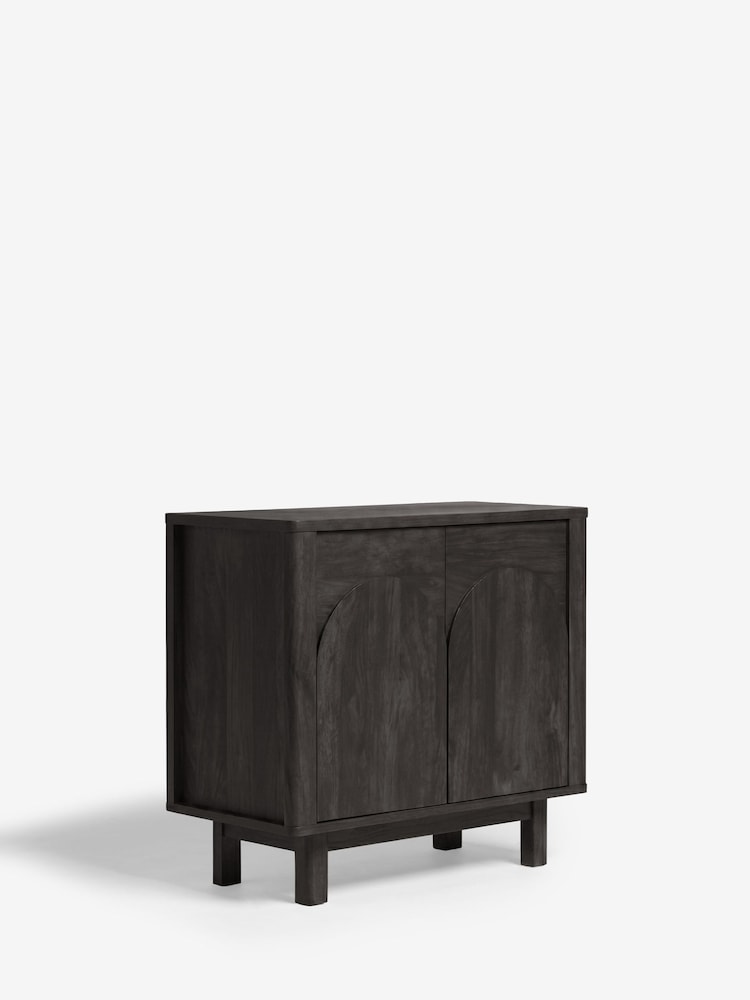 Black Arches Mango Wood Effect Small Sideboard - Image 7 of 7 Black Arches Mango Wood Effect Small Sideboard - Image 7 of 7