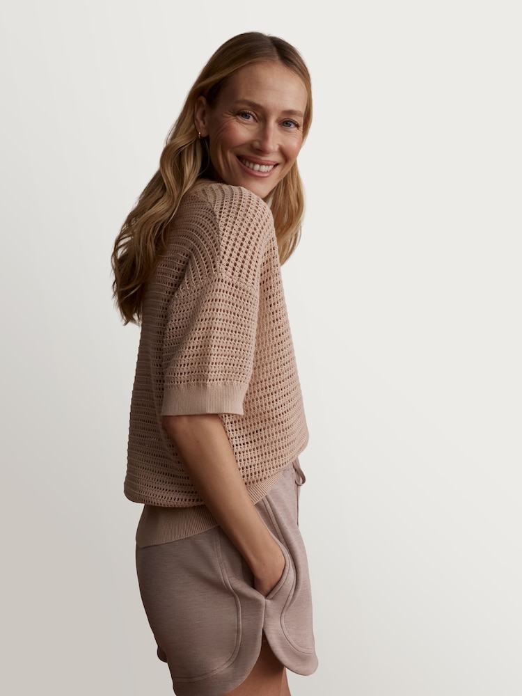 Varley Moonlight Callie Cotton Knit Top - Image 2 of 5