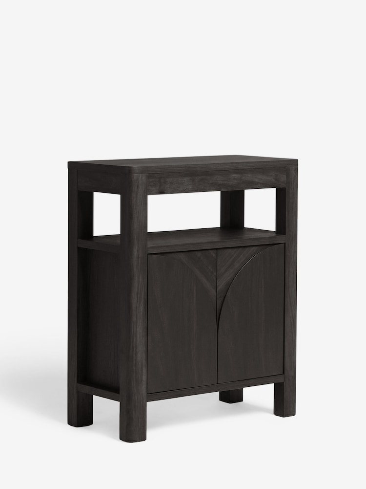 Black Arches Mango Effect Storage Side Table - Image 7 of 7