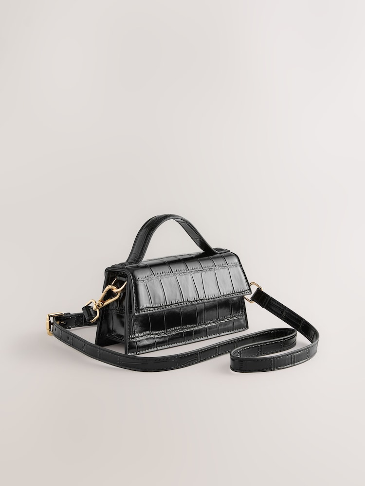 Black Mini Hand Held Bag - Image 1 of 5