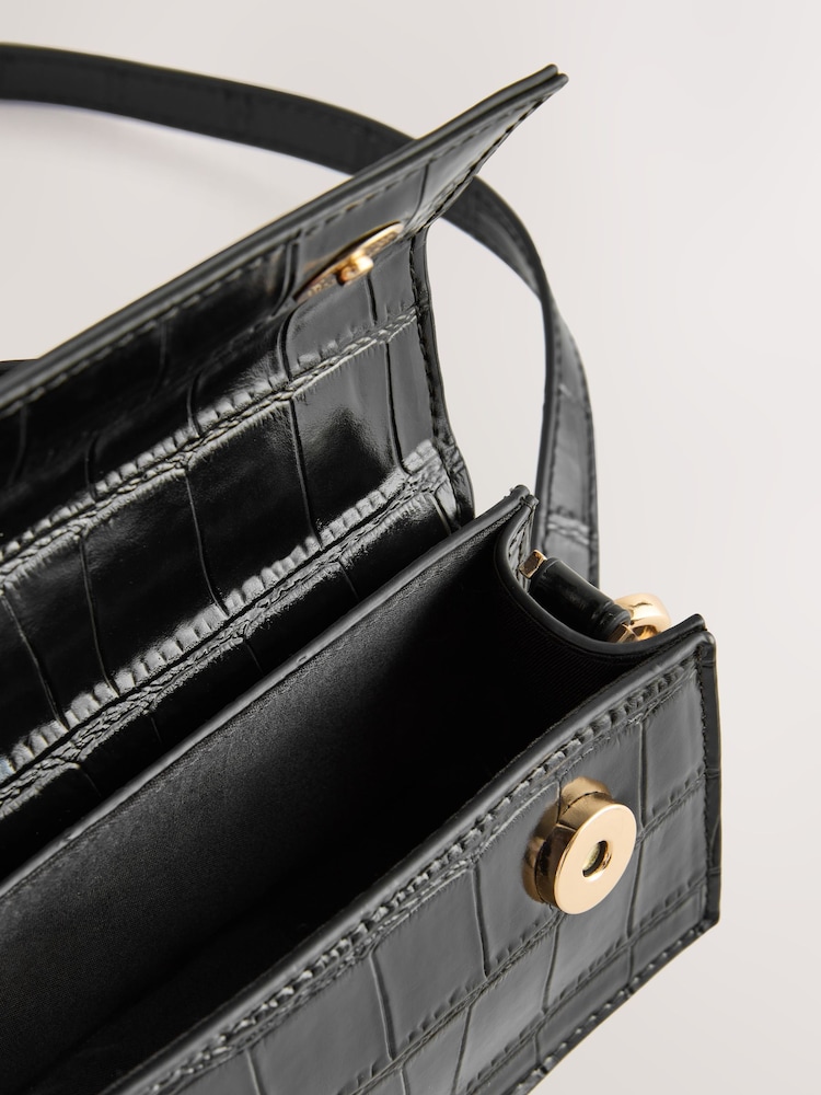 Black Mini Hand Held Bag - Image 2 of 5