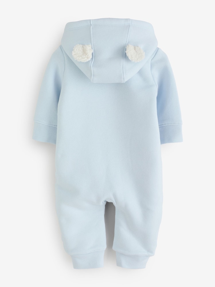 Gap Blue Sherpa Lined One-Piece (0-24mths) - Image 2 of 5 Gap Blue Sherpa Lined One-Piece (0-24mths) - Image 2 of 5