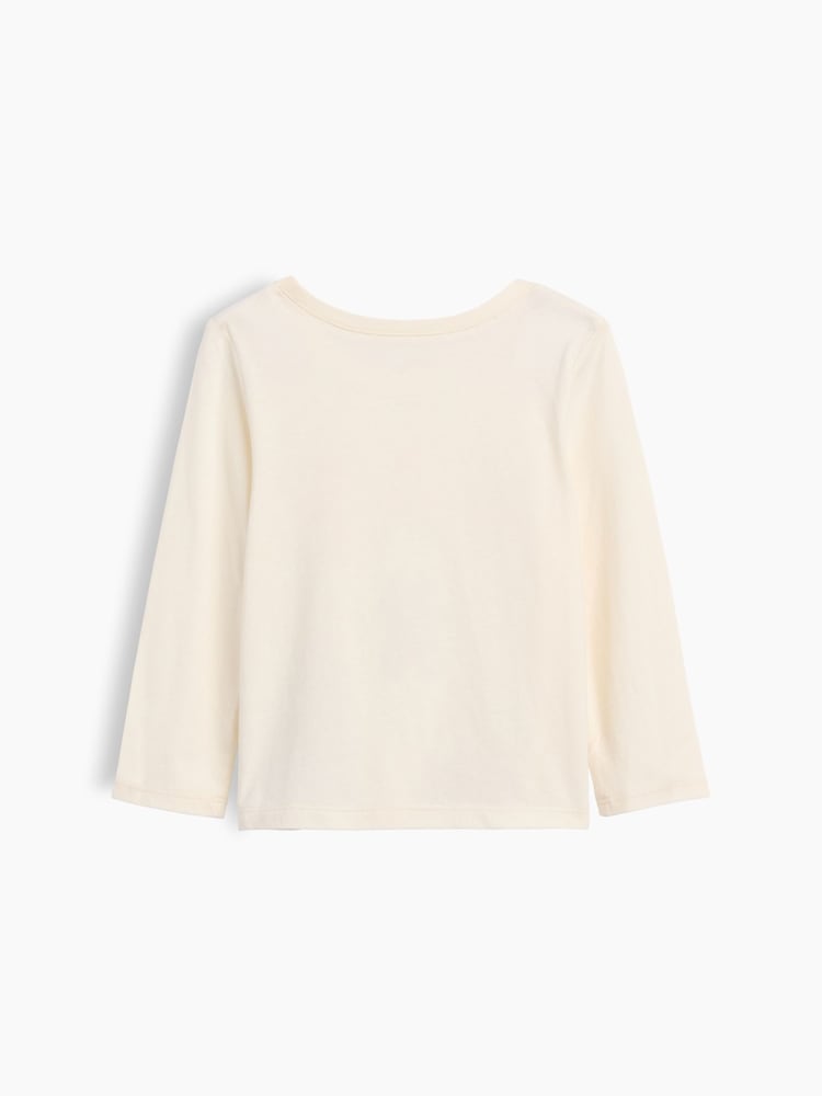 Gap Cream Logo Short Sleeve T-shirt (6mths-5yrs) - Image 2 of 3