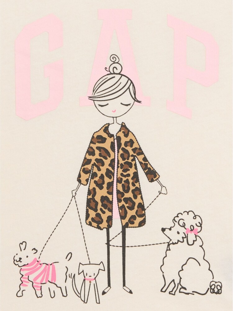 Gap Cream Logo Short Sleeve T-shirt (6mths-5yrs) - Image 3 of 3
