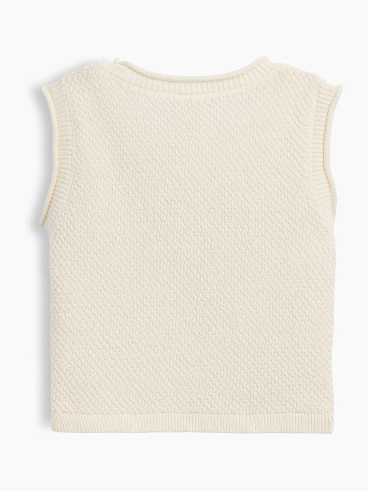 Gap Grey Brannan Bear Sweater Vest (0-24mths) - Image 2 of 3 Gap Grey Brannan Bear Sweater Vest (0-24mths) - Image 2 of 3