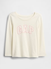 Gap Cream Logo Long Sleeve T-Shirt (6mths-5yrs) - Image 1 of 3