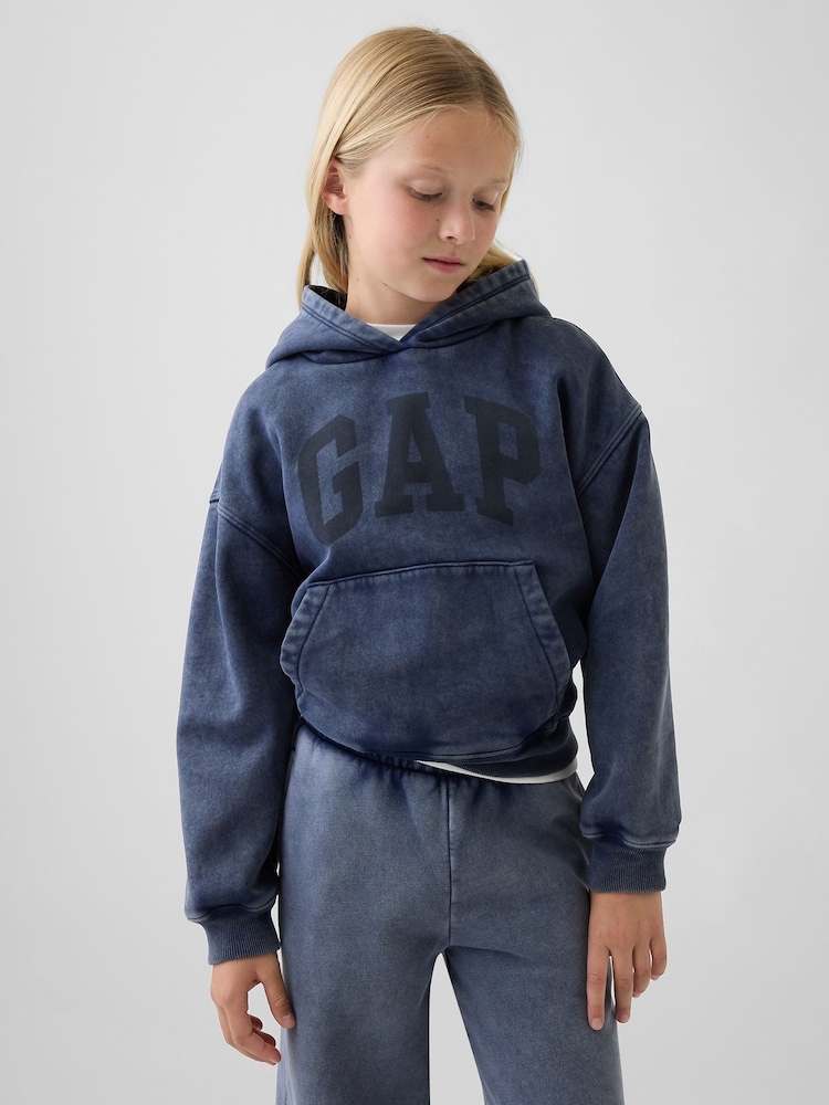 Gap Blue VintageSoft Relaxed Hoodie (4-13yrs) - Image 1 of 6