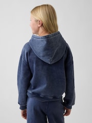 Gap Blue VintageSoft Relaxed Hoodie (4-13yrs) - Image 2 of 6