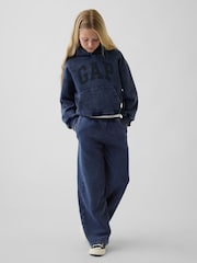 Gap Blue VintageSoft Relaxed Hoodie (4-13yrs) - Image 3 of 6