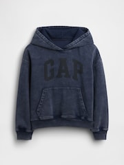Gap Blue VintageSoft Relaxed Hoodie (4-13yrs) - Image 4 of 6