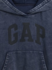 Gap Blue VintageSoft Relaxed Hoodie (4-13yrs) - Image 5 of 6