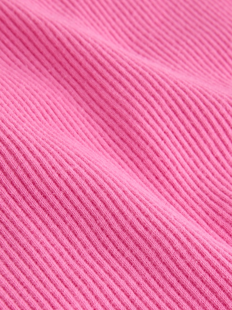 Pink - Gap Langarm-T-Shirt aus Rippmaterial mit Rundhals (6Monate–5Jahre) - Bild 5 von 5