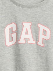 Gap Grey Logo Long Sleeve T-Shirt (6mths-5yrs) - Image 3 of 3