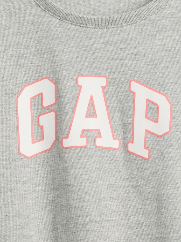 Gap Grey Logo Long Sleeve T-Shirt (6mths-5yrs) - Image 3 of 3