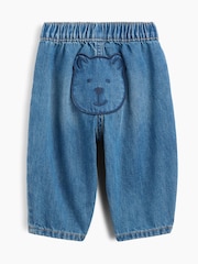 Gap Blue Brannan Bear Pull On Barrel Jeans (0-24mths) - Image 2 of 3