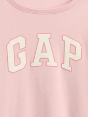 Gap Pink Logo Long Sleeve T-Shirt (6mths-5yrs) - Image 3 of 3