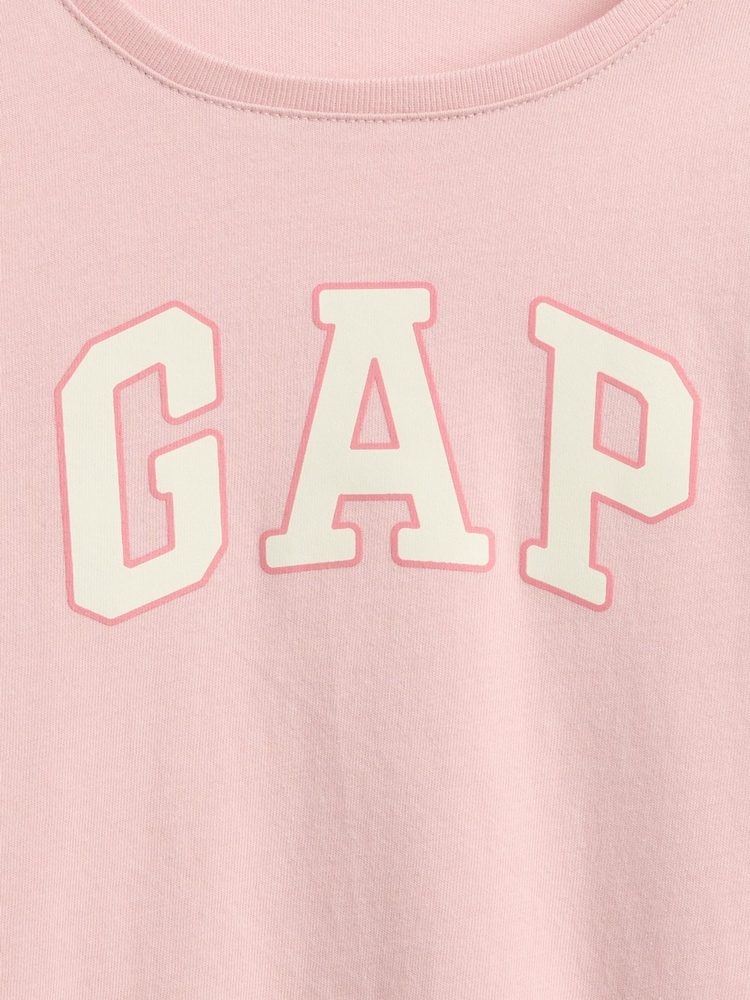 Gap Pink Logo Long Sleeve T-Shirt (6mths-5yrs) - Image 3 of 3