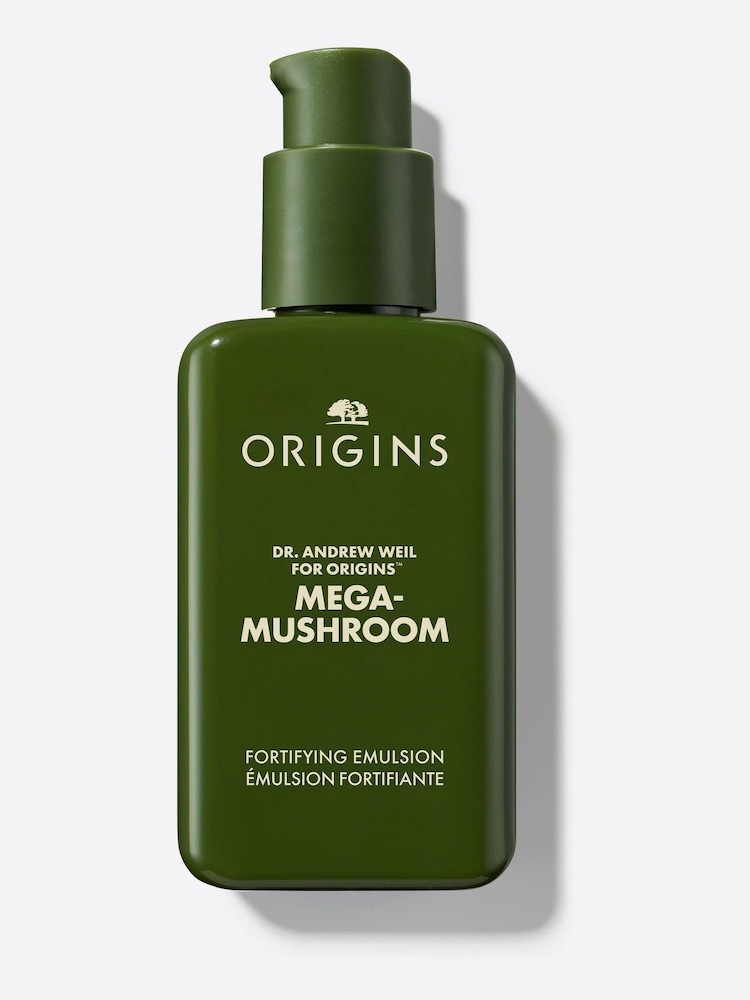 Origins Dr. Weil Mega-Mushroom Relief & Resilience Fortifying Emulsion Moisturiser 100ml - Image 1 of 7