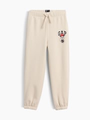 Gap Beige Disney Minnie Mouse Relaxed Pull On Logo Joggers (6mths-5yrs) - Image 1 of 3