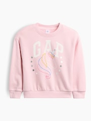 Gap French Terry Logo Sweatshirt (6mths-5yrs) - Obraz 2 z 4