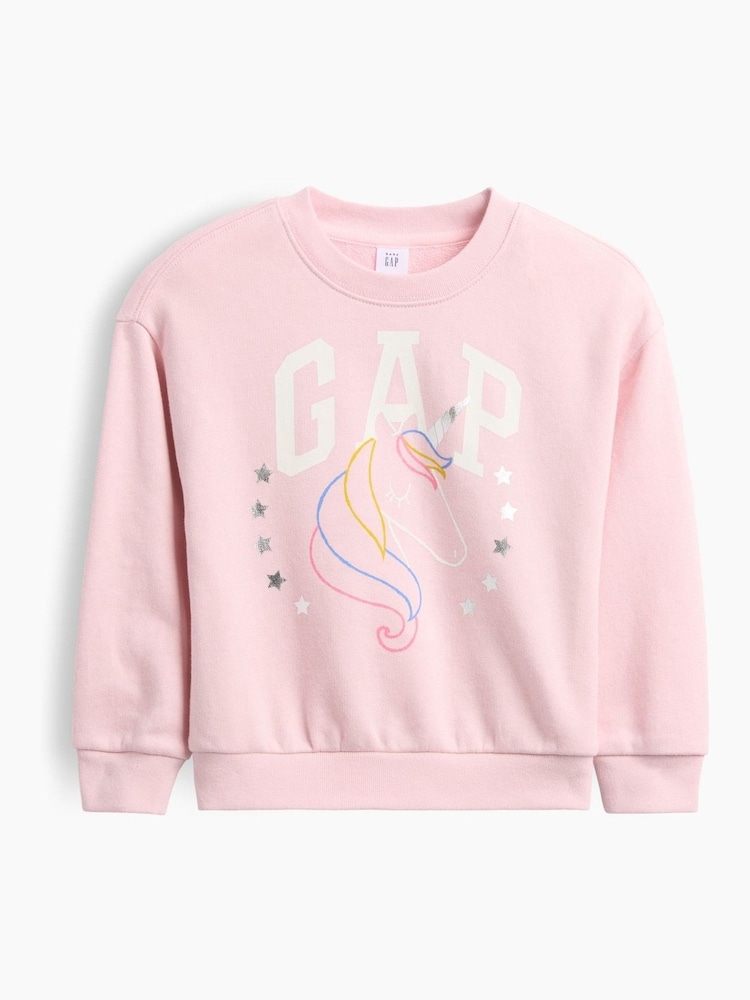 Gap French Terry Logo Sweatshirt (6mths-5yrs) - Obraz 2 z 4