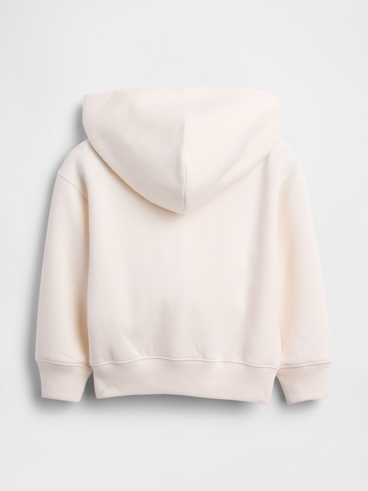 Gap Cream VintageSoft Logo Zip Hoodie (6mths-5yrs) - Image 2 of 2