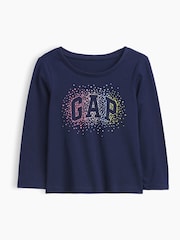 Gap-logolla varustettu lyhythihainen t-paita (6kk–5v) - Kuva 1 / 3