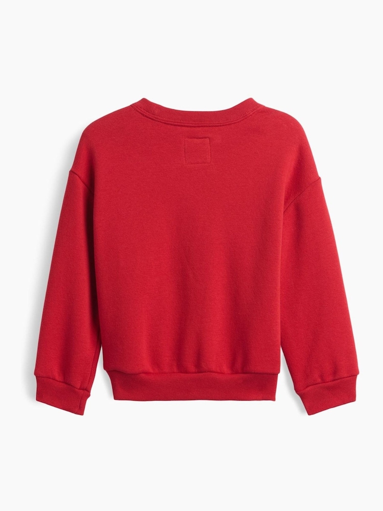 Rød - Gap Disney Logo Sweatshirt (6mths-5yrs) - Bilde 2 av 3